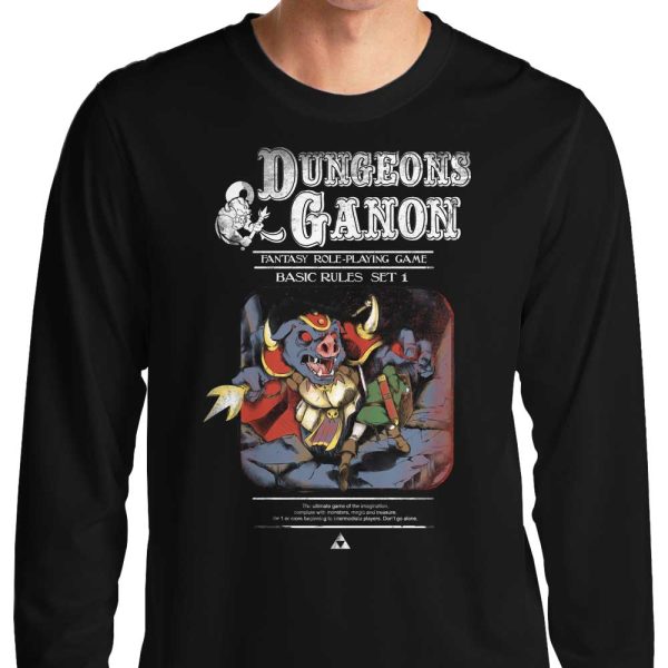 Dungeons and Ganon - Long Sleeve T-Shirt Hot on Sale - Image 4