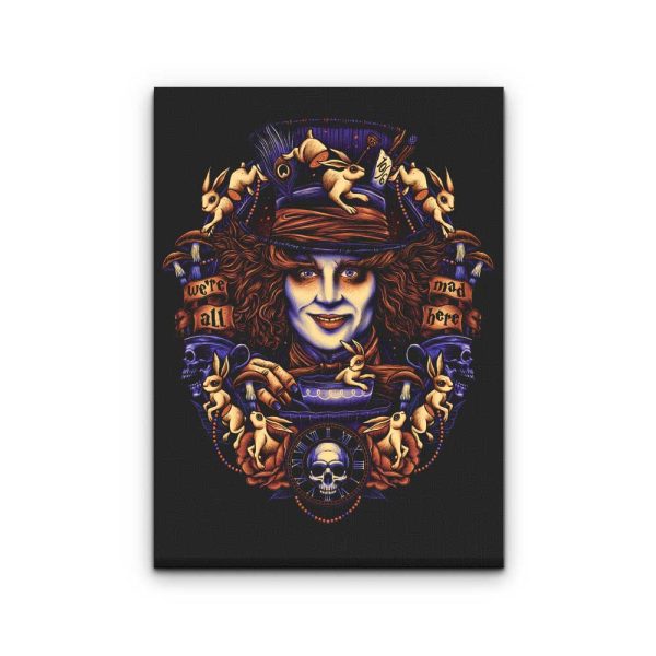 Mad for Hats - Canvas Print For Cheap