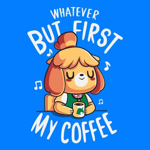 First My Coffee - Fleece Blanket Online - Image 2