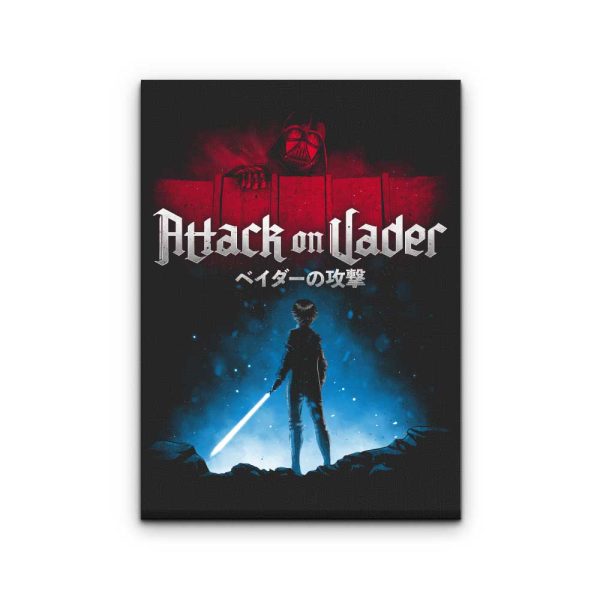 Attack on Vader - Canvas Print on Sale