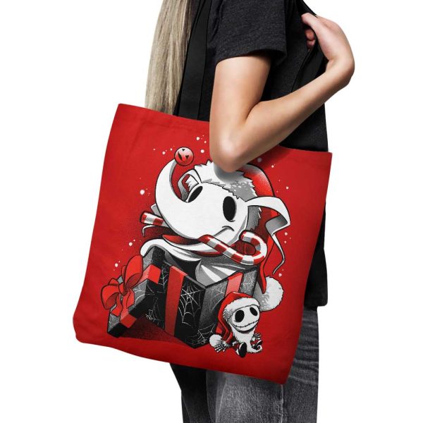 Christmas Ghost Dog - Tote Bag Hot on Sale