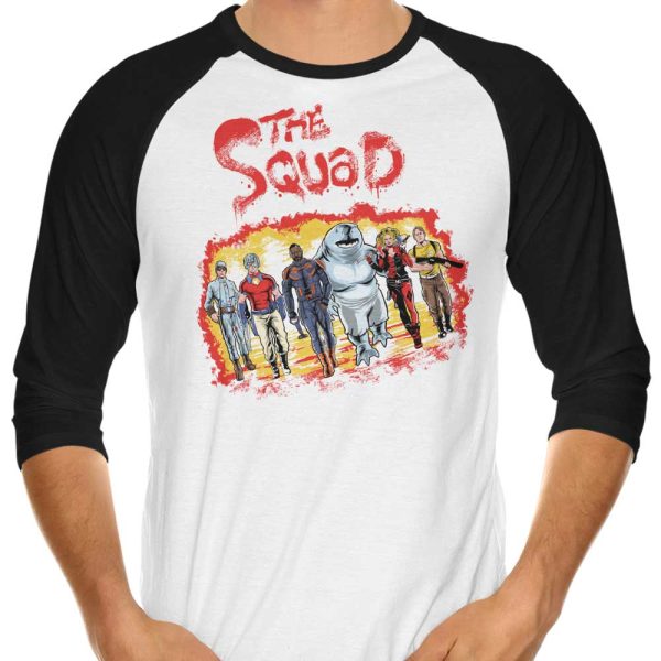 The Squad - 3 4 Sleeve Raglan T-Shirt Discount