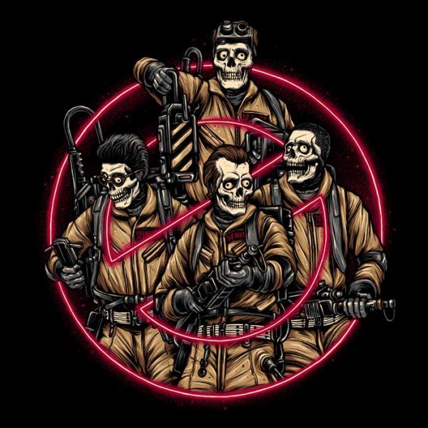 Busted Ghouls - Ringer T-Shirt on Sale - Image 2