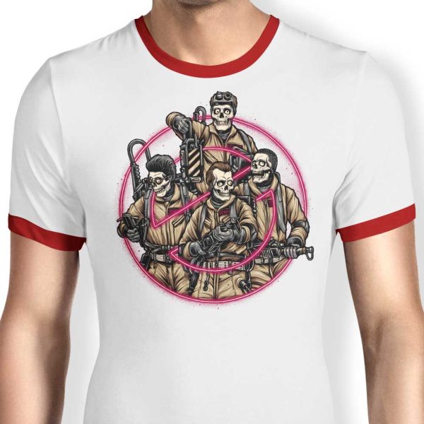 Busted Ghouls - Ringer T-Shirt on Sale - Image 3