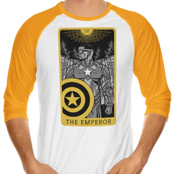 Tarot: The Emperor - 3 4 Sleeve Raglan T-Shirt Fashion - Image 3
