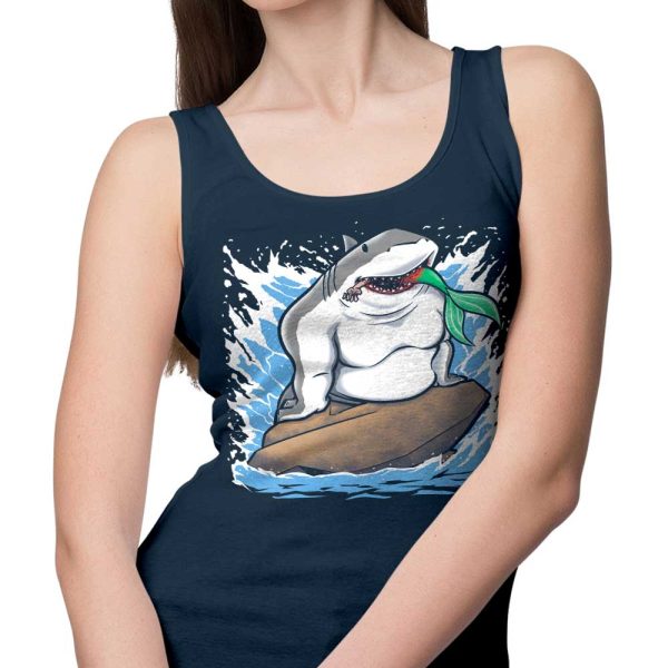 The Little Shark - Tank Top Online Hot Sale - Image 4